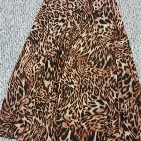 ASOS leopard pleated skirt - Picture 3 of 5